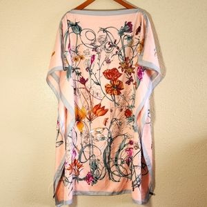 100% Silk Floral Tunic